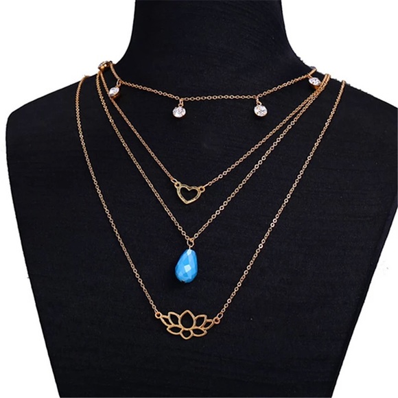 ‼️3/$30 Boho Multilayer Sexy Gold Choker Necklace - Picture 7 of 9